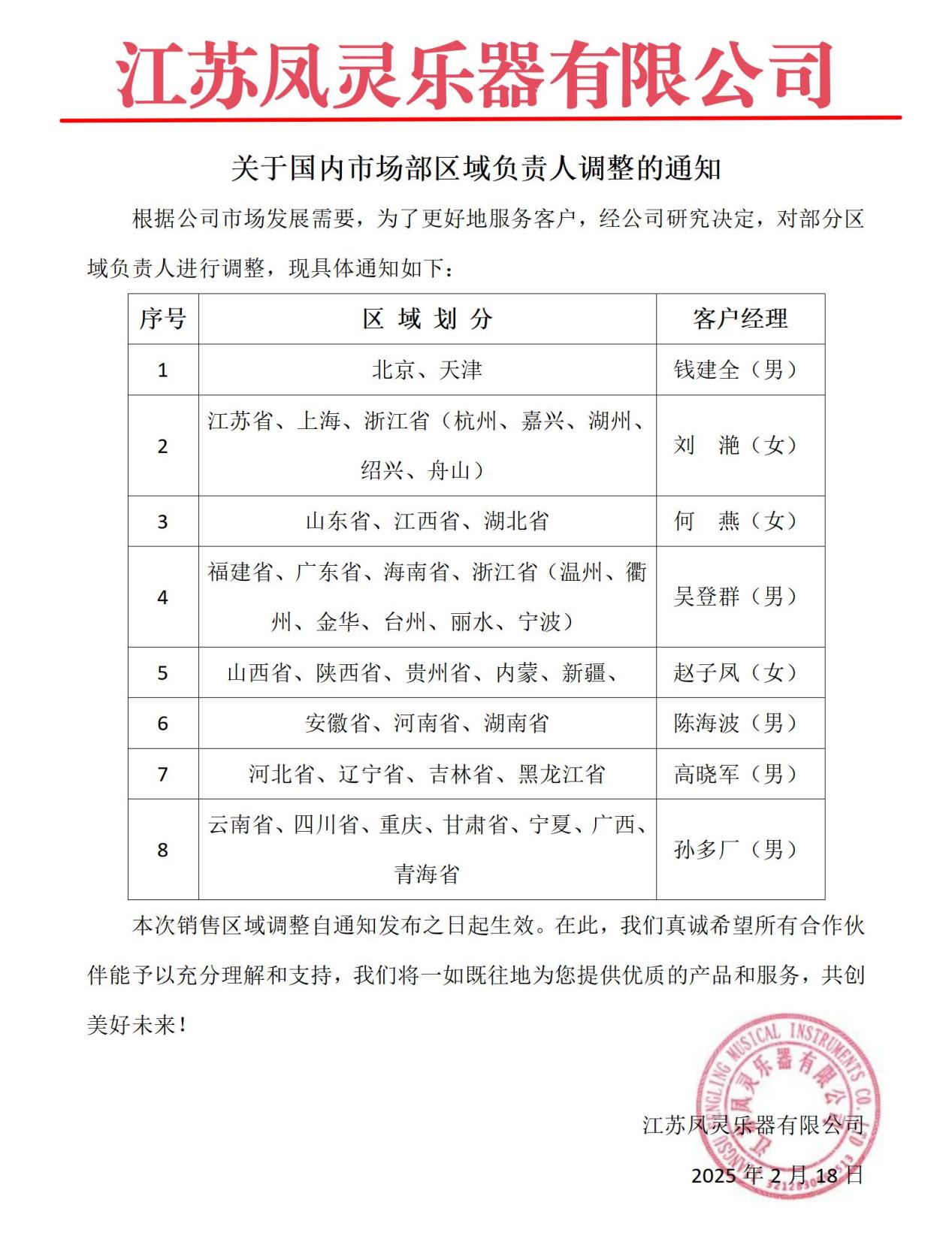 江苏凤灵乐器有限公司